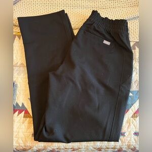 FIGS Black Straight Leg Scrubs